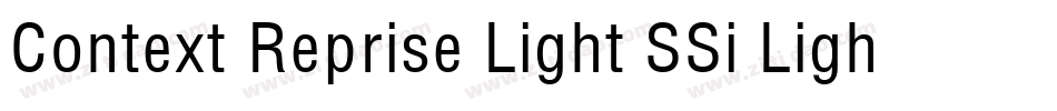 Context Reprise Light SSi Light字体转换
